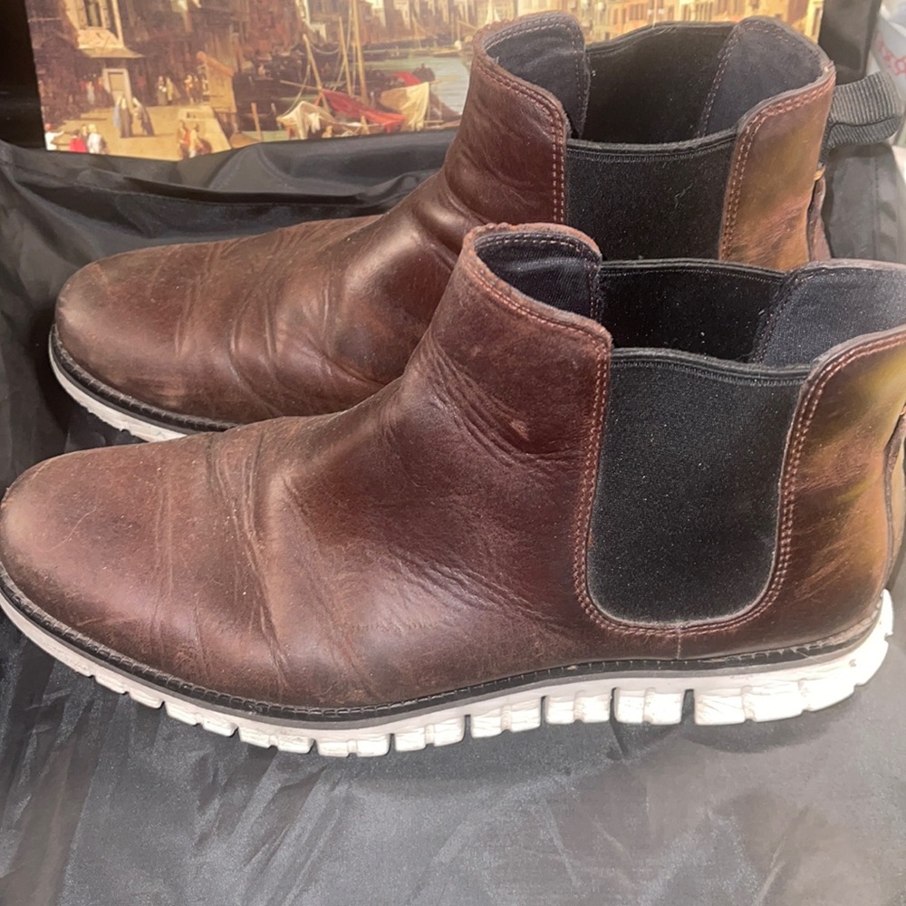 Grand OS Cole Haan Men’s Leather Boots